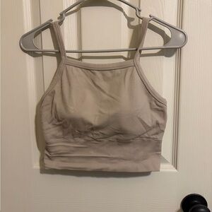 Women's Beige Crop Top